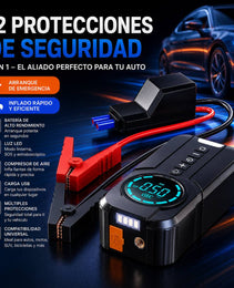 Arrancador de Batería 4 en 1